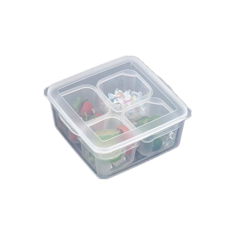 Rectangular Compartmented Food Storage Container