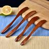 1pc Premium Wooden Butter Knife with Serrated Edge - Ideal for Spreading Cheese & Jam,Kitchen Essential for Home Cooks & Chefs, Butter Spreading Tool