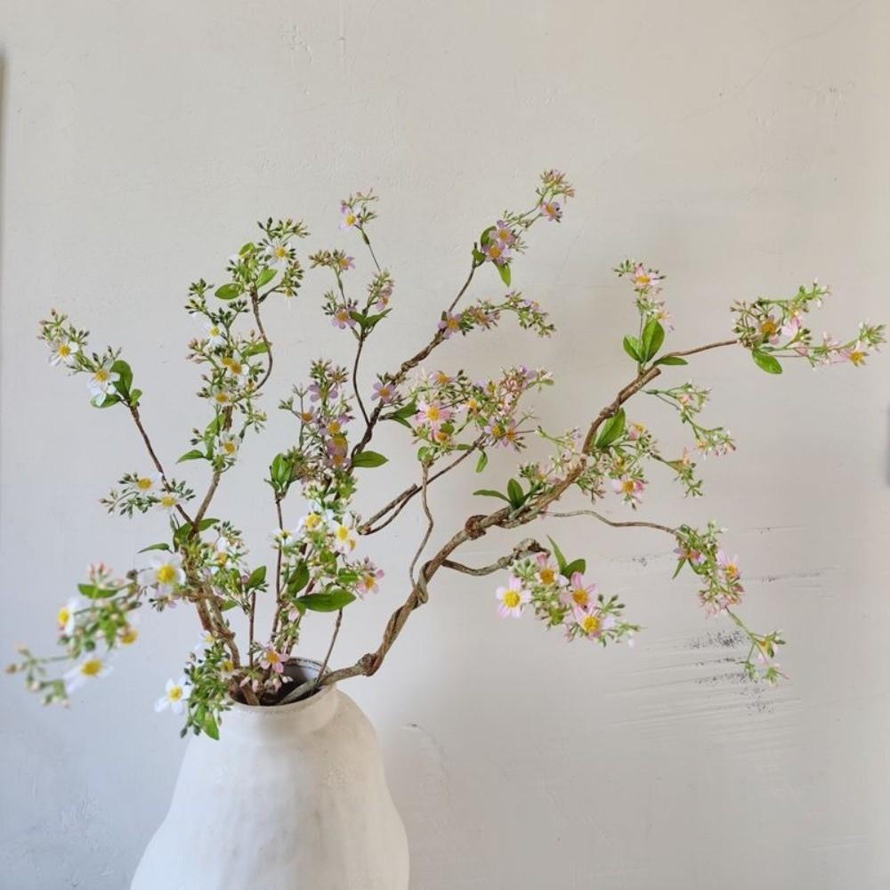 Small Floral Artificial Wild Chrysanthemum Handmade Eco-Friendly Simulated Daisy Flower Plastic Lifelike Fake Flowers