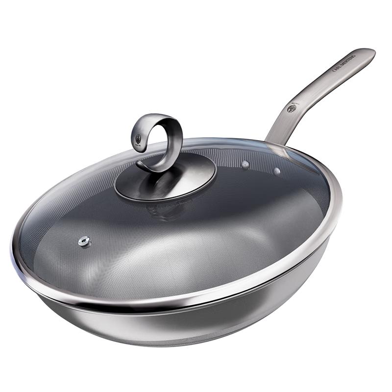 Three-Headed Eagle 30cm Pure Titanium Non-Stick Wok