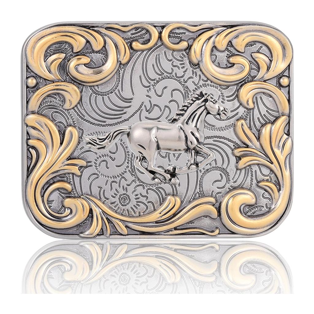 Horse Belt Buckle Leather Craft Metal Replacement Buckle Gift for Father Leather Craft Streetwear Gift Replacement