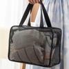 Unisex Travel Organizer: Mesh Cosmetic & Shower Bag with Multi-Pockets