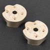 2pcs Brass Heavy Weight Outer Portal Drive Housing Fit for Axial Capra AXI232006 RC Car