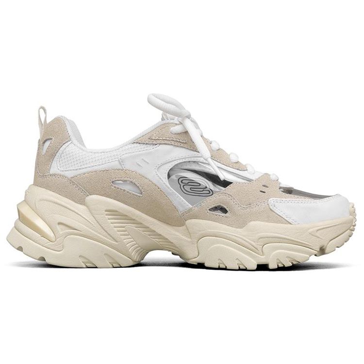 Skechers Stamina V2 Comfortable Low-Top Dad Shoes Women Sneakers White 896011-WHT