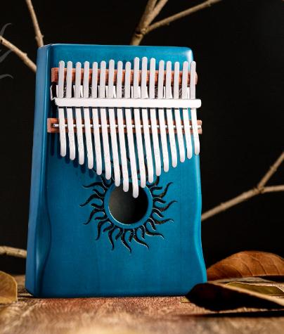 21 Key Maple Kalimba Thumb Piano Portable for Beginners Gift for Kids and Adults Musical Instrument 17 Key
