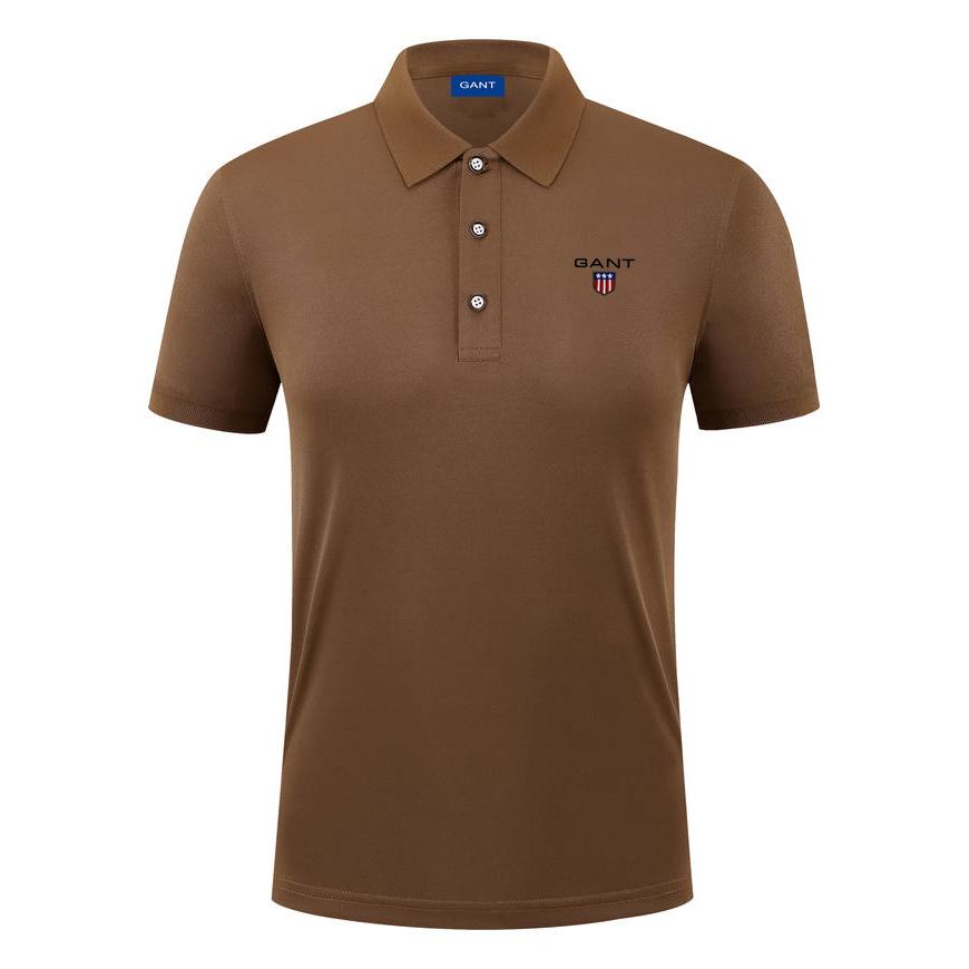 Reebok GANT Summer Women's New Embroidered Casual Sports Collar Polo Shirt, Sweat Wicking and Moisture Absorbing Pure