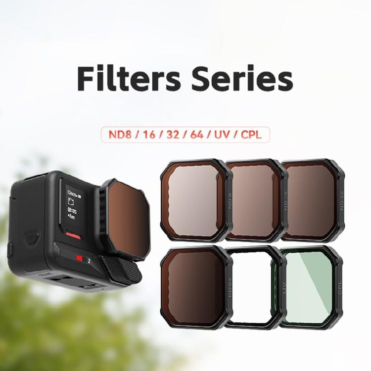 ND8 ND64 Lens Filters for AcePro2 Extremes Environment Fingerprints Resistant Coating And Shockproof Build