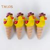 4 Pcs Duck Shaped Self-Watering Spikes Ceramic Watering Globe Automatic Penetrating Waterer for Potted Plants Garden Plants