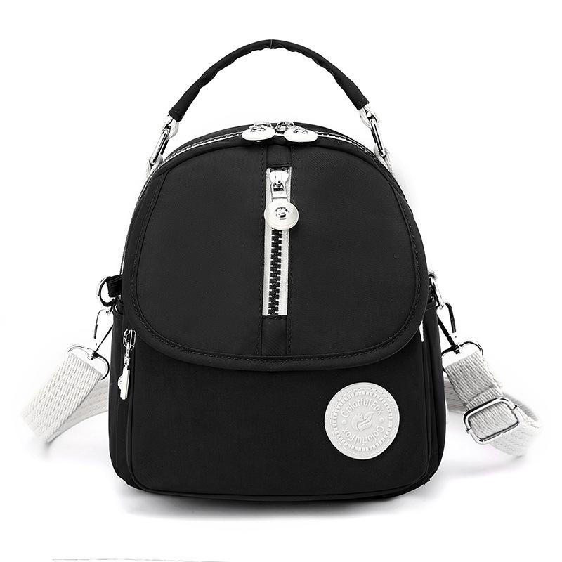New Women's Shoulder Bag Simple Multi-functional Backpack Outdoor Leisure Large Capacity Fashion Contrasting Messenger Bag