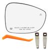 Rearview Mirror Glass Door Wing Mirror Heated Side Mirror Glass Blind Spot for Chrysler Pacifica 2017-2026 Voyager 2020-2026 LHD