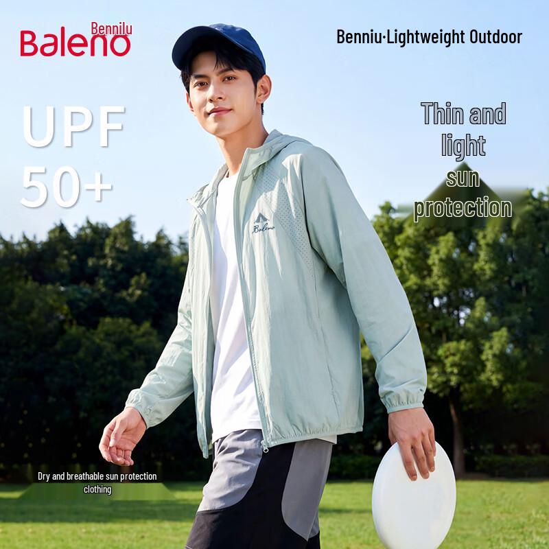 Baleno Men s UPF50+ Hooded Sun Protection Jacket 3XL