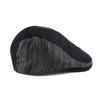 Spring Men Peaked Cap Stitching Striped Cap Outdoor Sunshade Forward Cap