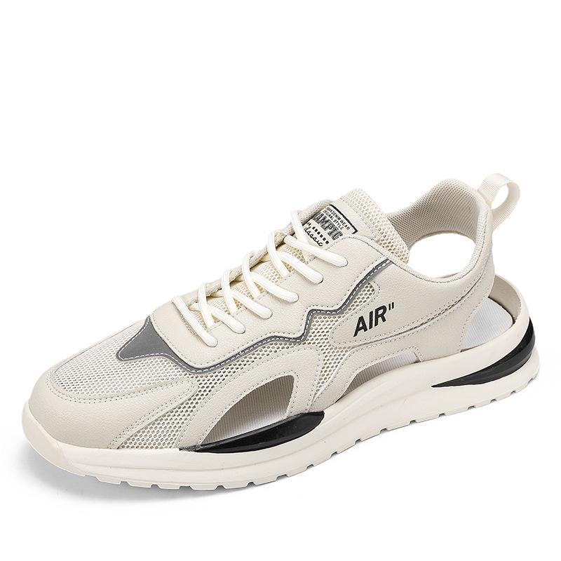 Sports sandals hollow board shoes youth summer breathable non-slip soft sole driving bag head hollow breathable