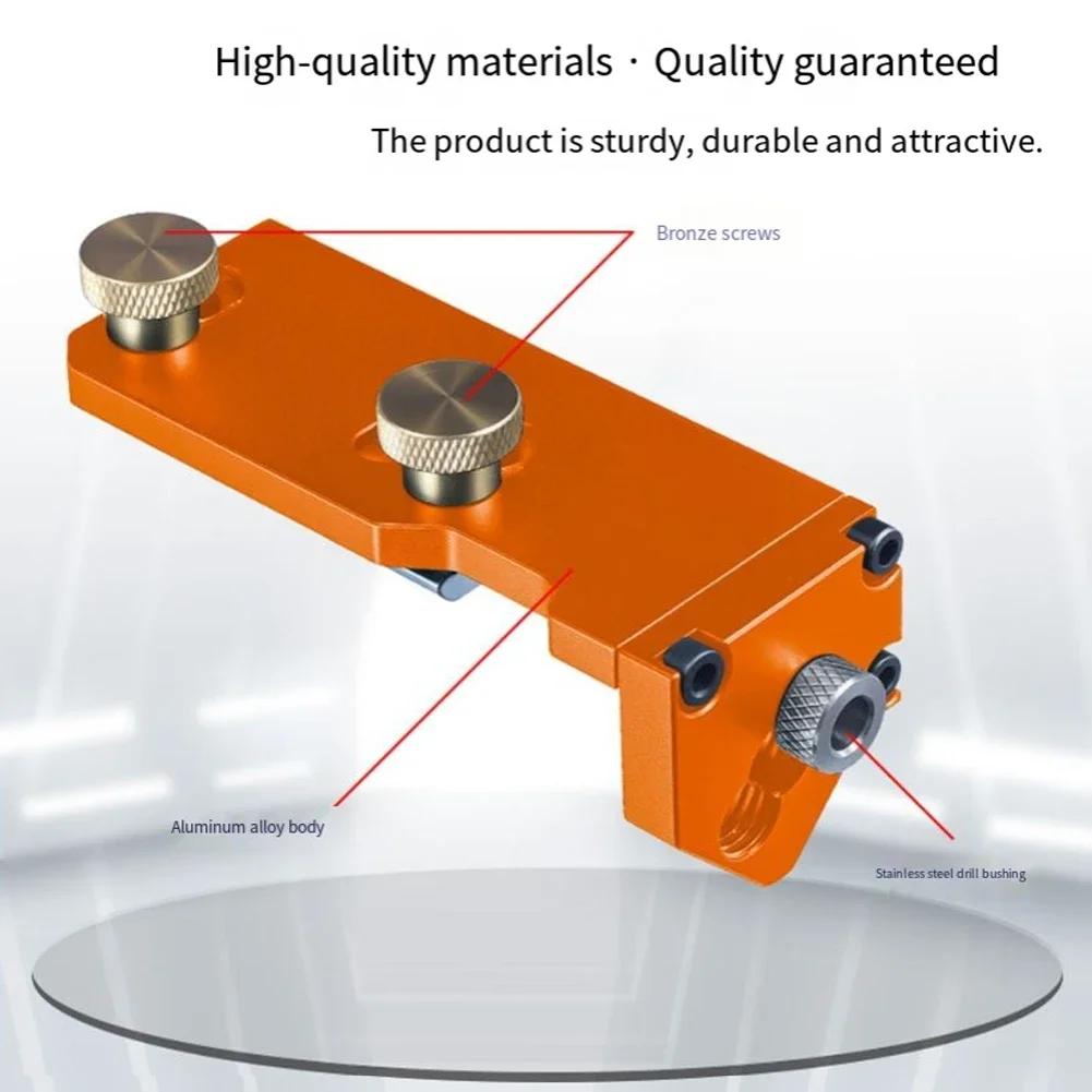 DIY Drill Guide Aluminum Profile Tool Crafting And DIY Tasks Aluminum Construction Drill Guide Compatible With Wood And Metal