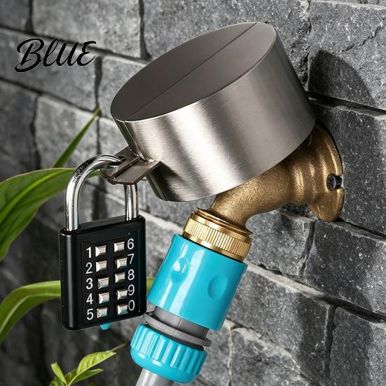 Outdoor Faucet Lock with Password Lock, Prevents Unauthorized Use, Heavy Home Spigot Duty Water Anti-theft Garden Protective Cover Security