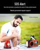 Outdoor Emergency Solar Crank Radio & Multi-Function Flashlight Power Bank