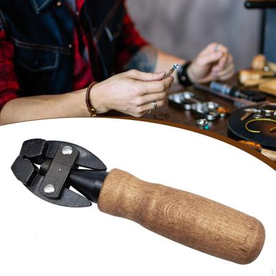 Hand Schraubstock Verstellbar Rutschfest Handliche Klemmzange Holzgriff Hohl Gehalten für