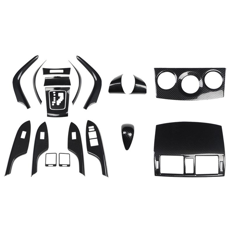 Peach Wood Carbon Fiber Interior Trim for 07-13 Corolla Modification