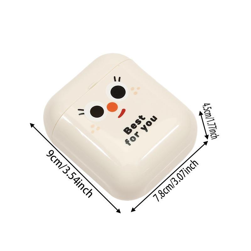 1Pcs Plastic Mini PP Box Storage Box Jewelry Key Coin Box Small Data Cable Organizer Lipstick Storage Box Cute