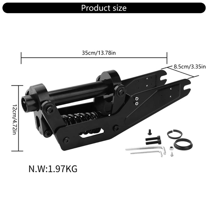 Front Fork Suspension Shock Absorbers Metal Front Fork Suspension High Elasticity Shock System Tool for M365   2