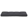 Pallet Cushion Anthracite 120 X 40 X 12 Cm Fabric