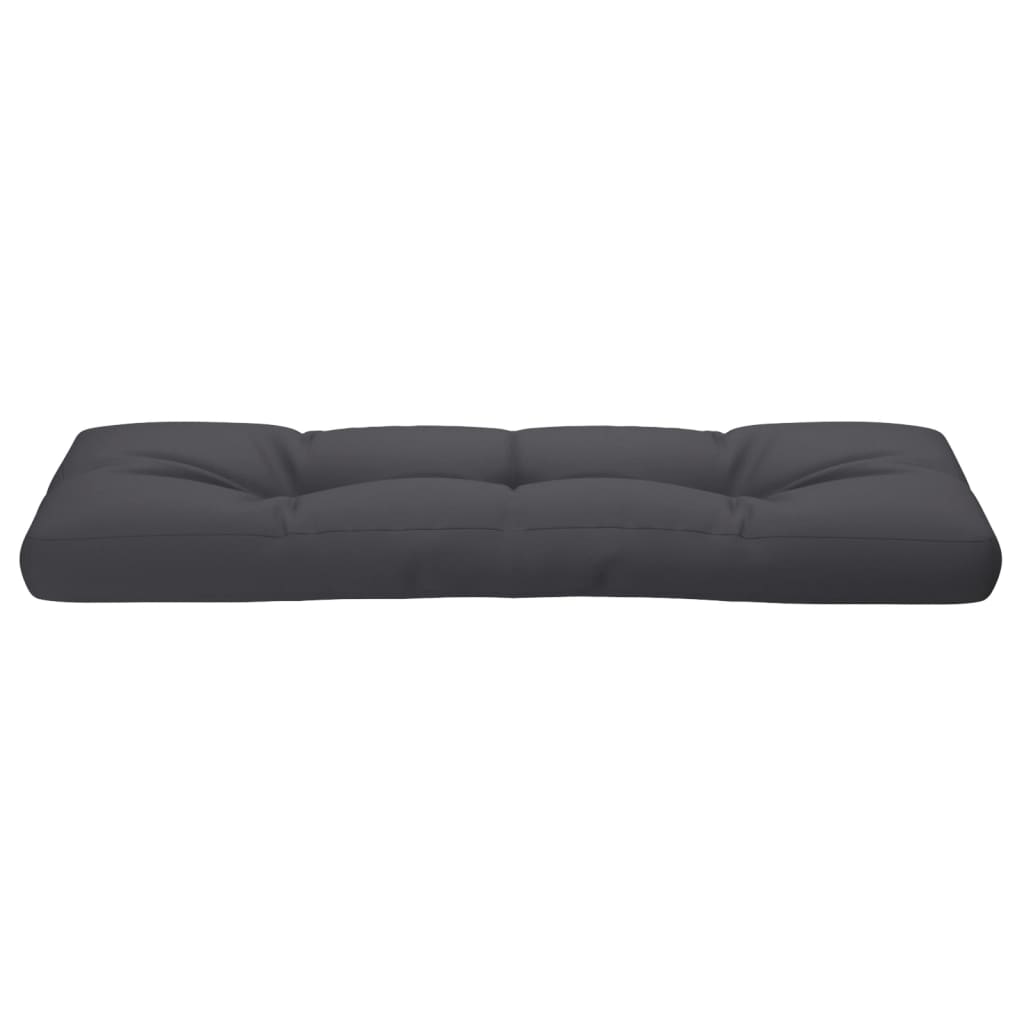 Pallet Cushion Anthracite 120 X 40 X 12 Cm Fabric
