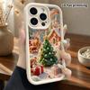 Phone Case: 2D Flat, Suitable for iPhone 18, 17, 16, 15, 14, 13, 12 Pro Protective Cases, Christmas Knitted Town, Perfect Holiday Gift for Christmas a