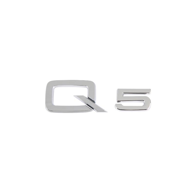 3D Chrome Glossy Black ABS TDI TFSI Car Rear Emblem Sticker for 4HGVI A1 A3 A4 A5 A6 A6L A7 A8 S3 S6 Q3 Q5 Q7 TT S RS
