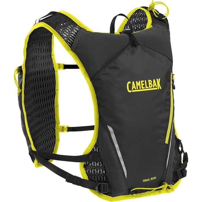 Mulan Cosmetic Trailvest - Camelbak - 34 Oz - Zwart/Geel - 1L - Lichtgewicht En Veiligheid Zwart