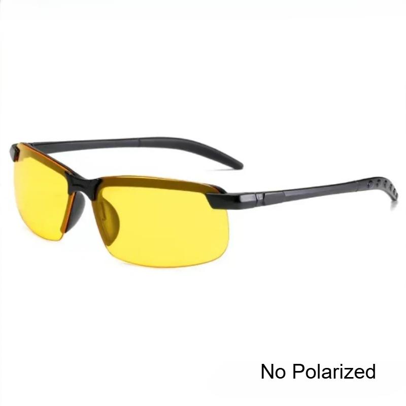 Yellow Night Vision Driving Sun Glasses with UV400 Protection Trendy Anti-glare Polarized Sunglasses Suitable Fishing Cycling