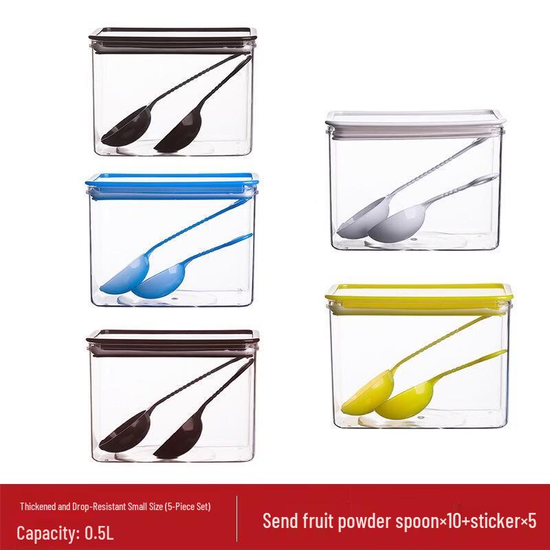 Ally Durable PC Plastic Sealed Storage Jar Set