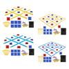 1 Tic Toe Game with Beanbag, Target Game, Garden Toy Set, Nylon Material, Suitable for Adults And