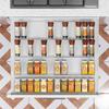 Clear Acrylic Spice Drawer Organizer2 Tier 2 Pack In Drawer Spice Organize and Kitchen Jars Seasoning Organizer Insert Expandab