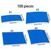 100Pcs PVC Heat Shrinkable Film Battery Skin Heat Shrinkable Sleeve Insulated Battery Skin PVC Film Tape Protector