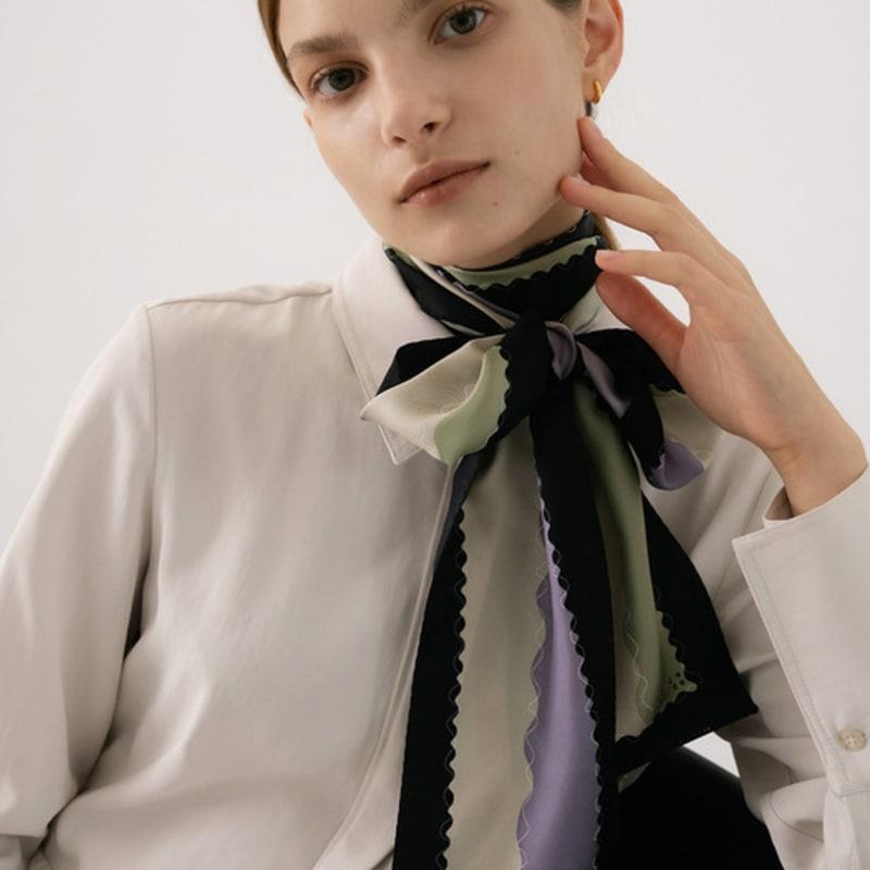 BB’DE SOLI’DE Mela Silk Scarf - Black