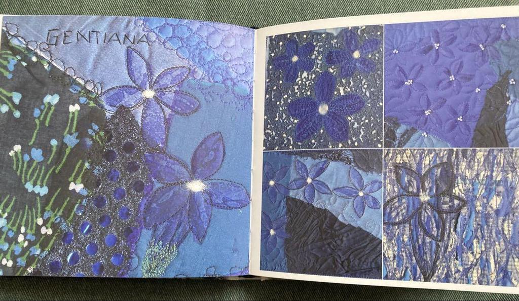 [USED] Textile art collection Nature Plants Books