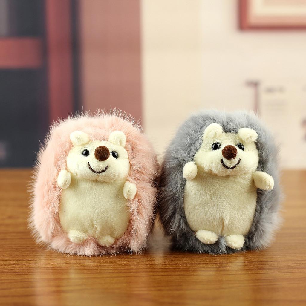 Animal Plush Hedgehog Pendant With Polyester Fiber Filling For Gift And Decor