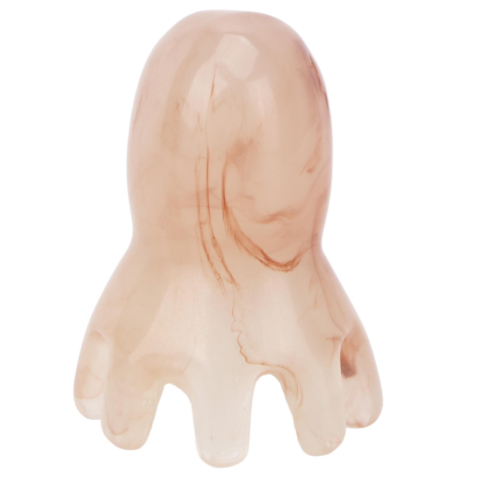 

Массажная расческа в форме осьминога из смолы, портативная массажная расческа для акупунктурных точек кожи головы и волос