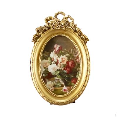 Moldura de resina para fotos Mini suporte para exibição aleatória de fotos Mesa para pendurar