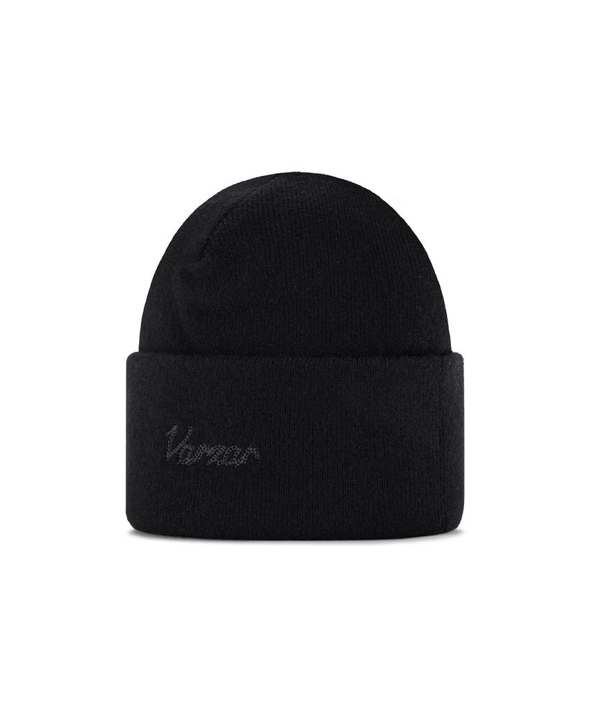 Bajal Chain Logo Balloon Beanie Black