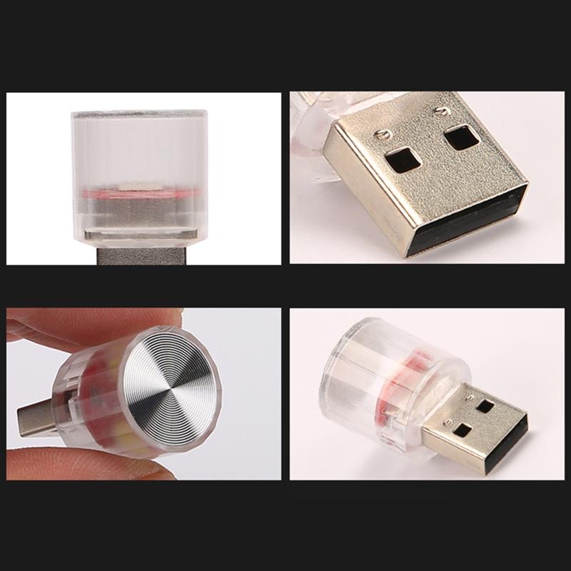 USB LED Car Interior Atmosphere Lamp Night Led Decoration Mini USB Light Ambient Lighting Car Styling Light
