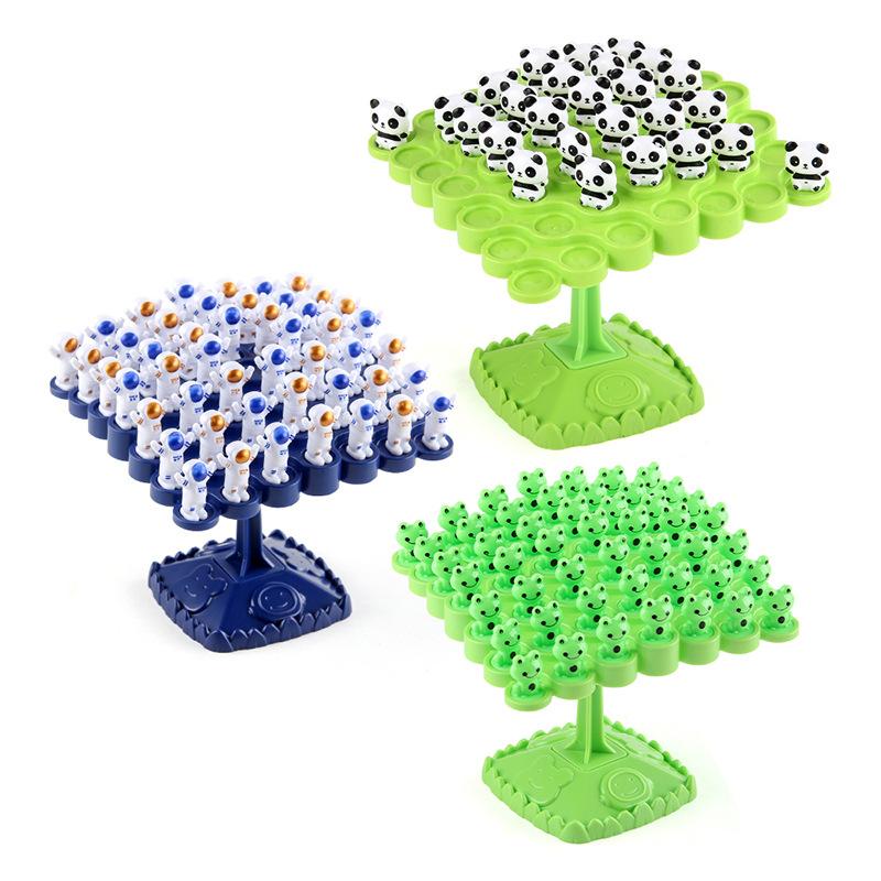Children'S Balance Tree Astronaut Stacking Music Concentration Training Balance Puzzle Table Games Toys