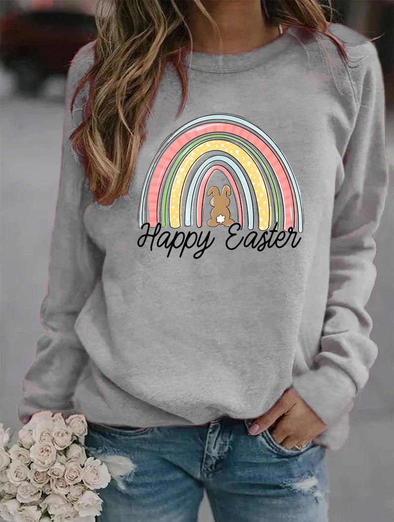 

Зимняя женская модная толстовка с круглым вырезом и множеством модных узоров