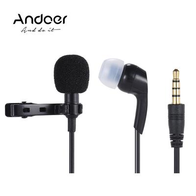 Stereo Lavalier Microphone Headset Ακουστικά ακουστικών για iPhone SAMSUNG PC