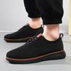 Fashion Men's Sneakers Sports Casual Shoes Leather Outdoor Men Walking Shoe Four Seasons Soft Bottom