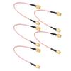 5Pcs RF Coaxial Cable SMA J to SMA J Audio Connector 2 Shielded Extension Cord TFL 316 48
