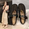 2025 New Fishing Net Hollow Low-top Shallow-mouth Single Shoes Women's Shoes Popular Bag Head Outer Sandals