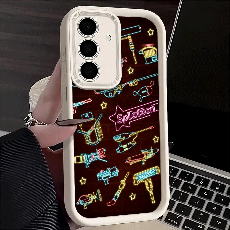 Phone Case for Samsung Galaxy A17 A16 A15 A14 A13 S-Splatoons Game A56 A36 A26 A55 A35 A25 A54 A34 A24 A53 A33 A23 A07 A06