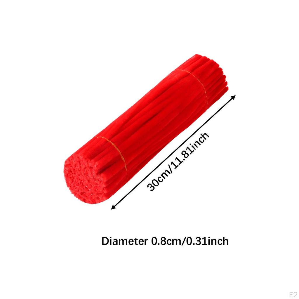 Pipe Cleaners Craft 8mm Chenille Tube for Children Accessories DIY Bouquet Handmade Material