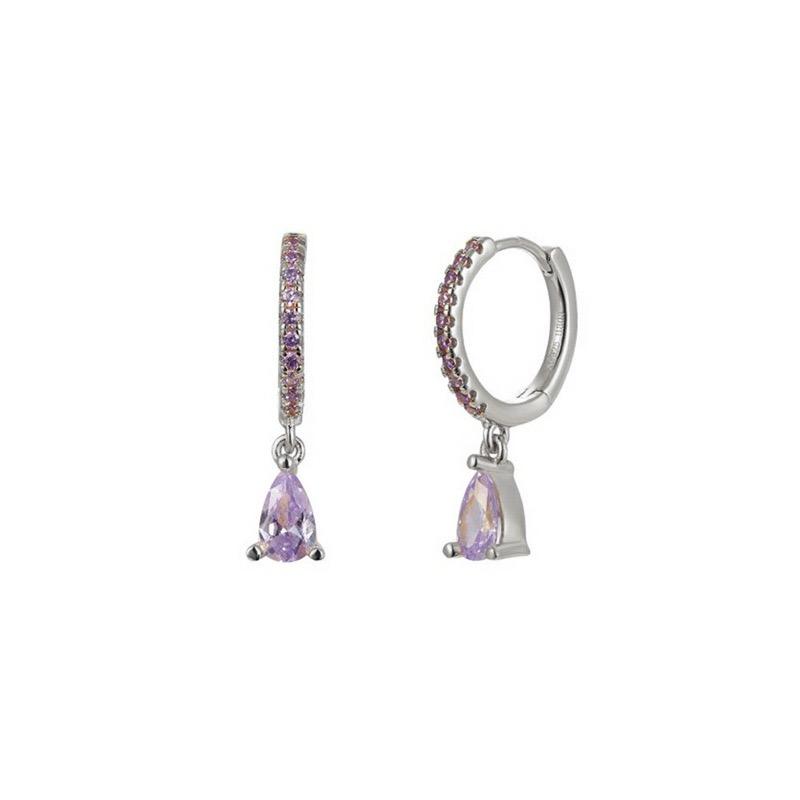 Mesovor Orecchini A Cerchio Goccia Placcati Oro 18K – Zirconi Cubici – Regalo Donna Elegante